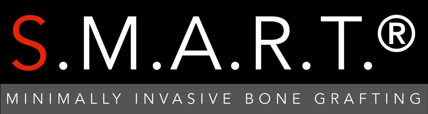 S.M.A.R.T. minimally invasive bone grafting logo for Oral Surgery